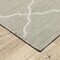 Homeroots 3 x 5 ft. Gray & Ivory Trellis Indoor & Outdoor Area Rug 389548 - alternate 2